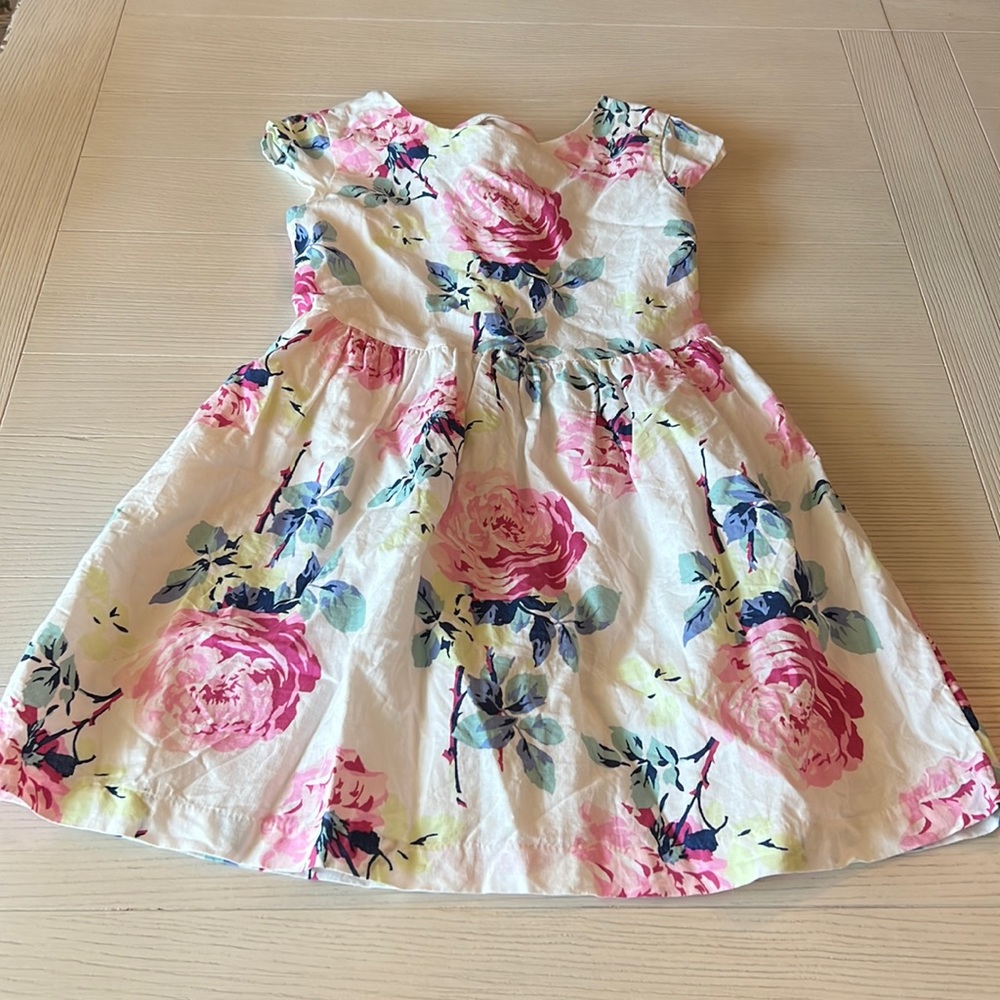 Gap floral dress size L EUC
